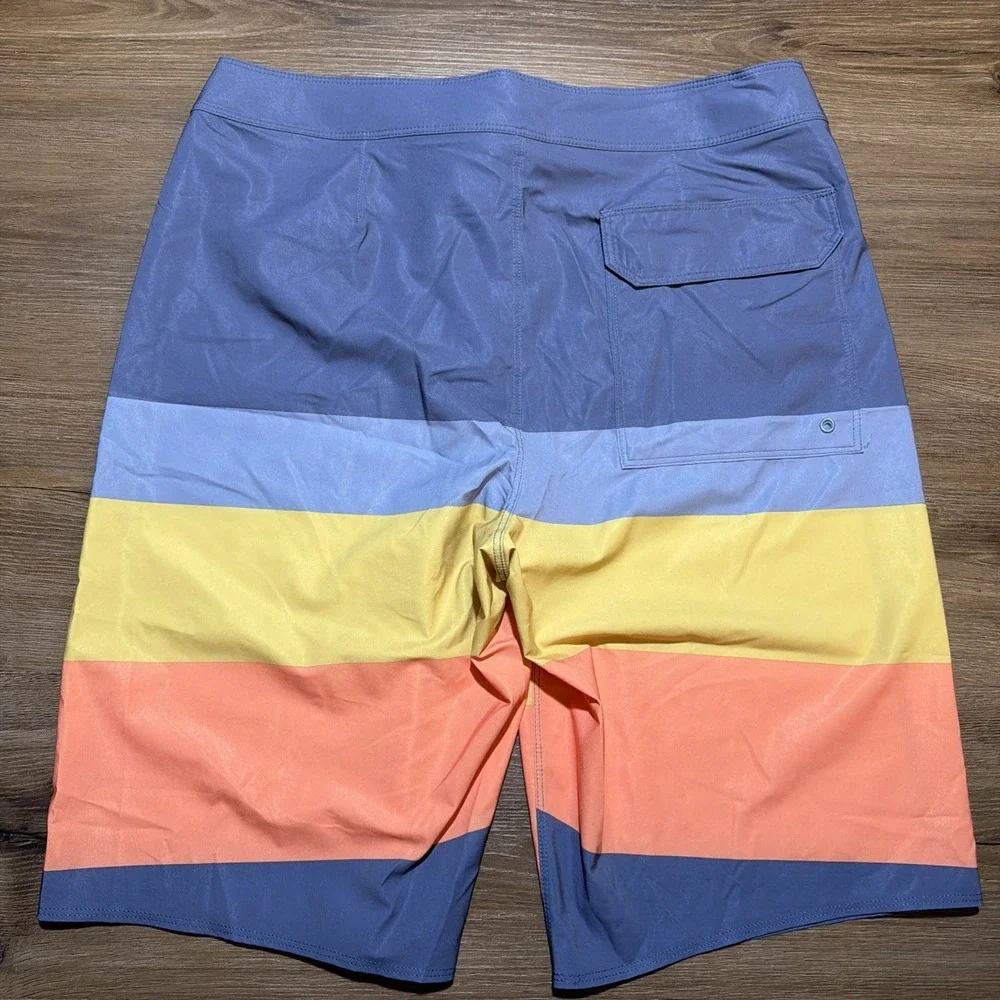 Patagonia Men's 31 Hydropeak Boardshorts 21 Swim High UPF The Point Current Blue